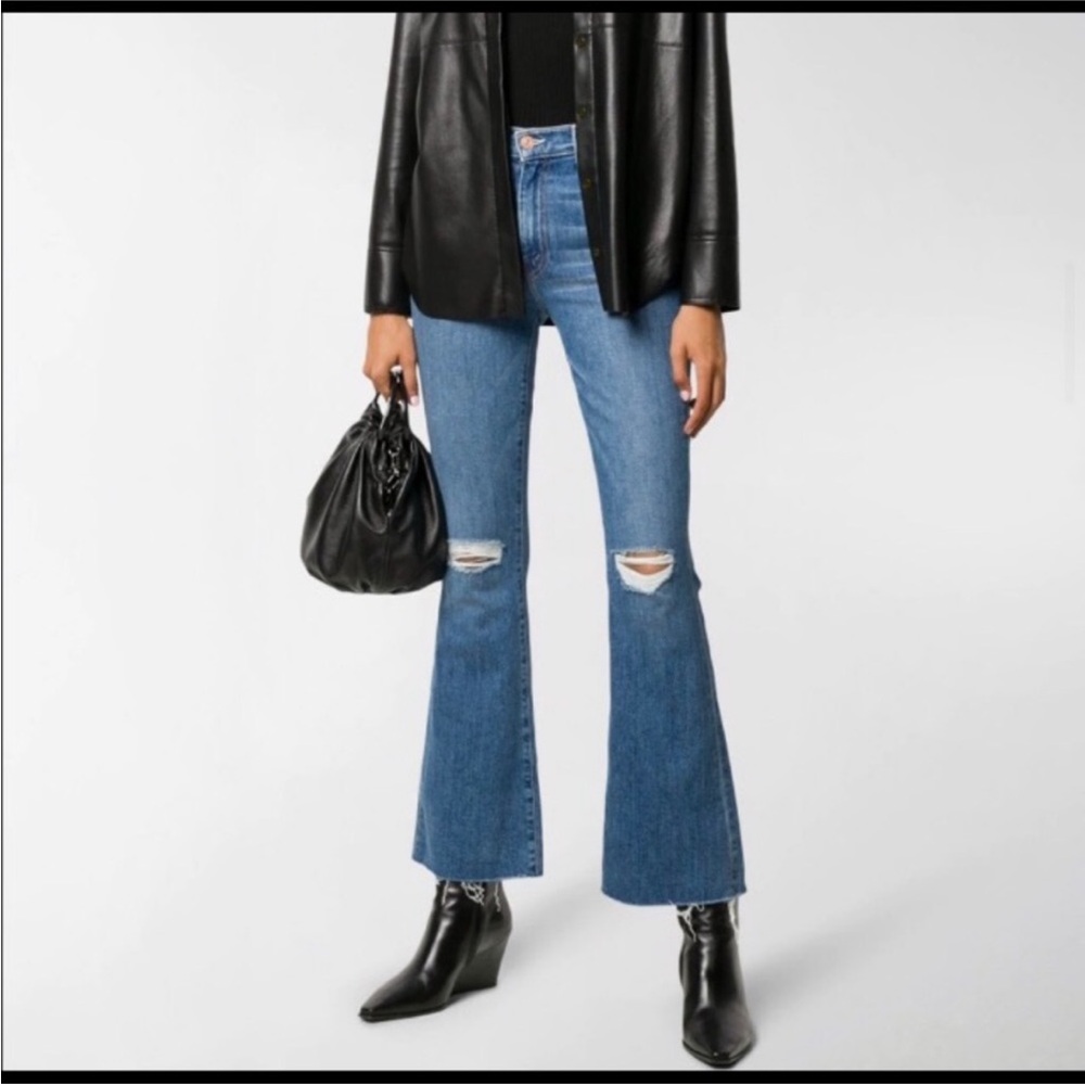 MOTHER The Weekender Ankle Fray Jeans in Wild!